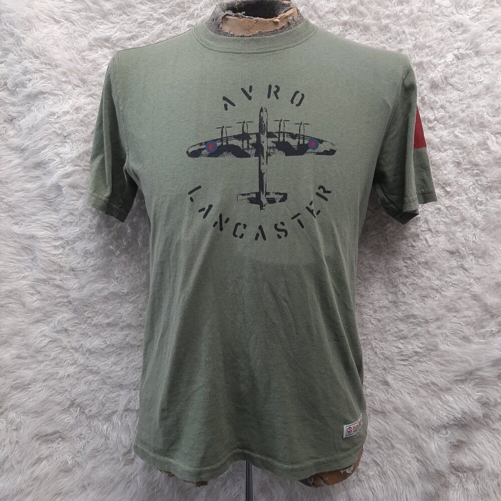 Red Canoe Man's Khaki Avro Lancaster T-Shirt Size S